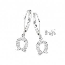 Boucles d'oreilles argent Orage kids K2797