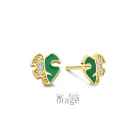 Boucles d'oreilles plaqué or Orage kids K2780