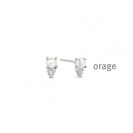 Boucle d'oreilles argent Orage O3284